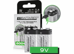 LiiBateries LIIBATTARIES LI-ON BATERIE TYP 9V 2 ks