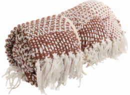 Home Styling Collection Bavlněný přehoz z melanže, 130 x 170 cm