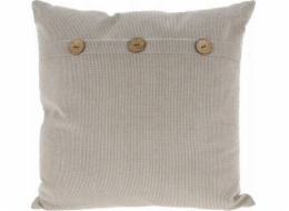 Home Styling Collection Dekorativní polštář s velkými knoflíky, 45 x 45 cm