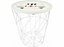 Home Styling Collection Dětský stůl s úložným prostorem, O 30 cm