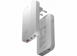 Tenká nabíječka Mobile Origin 1x USB-A 2x USB-C 1,5 A (GAN-65W-SLM-WHT)