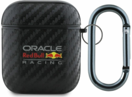 Red Bull Pouzdro s logem PU Carbon pro AirPods 1/2 černé