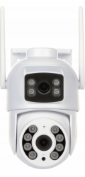 DUÁLNÍ IP KAMERA VENKOVNÍ OTOČNÁ OTOČNÁ APTI-W21SD3-TUYA Tuya Smart Wi-Fi, - 1080p: 3,6 mm