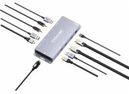 VivoLink USB HUB Externí grafická karta Vivolink VLUSBCHUB3 s USB rozhraním