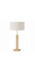 Boltze Stolní lampa s bambusovou základnou BENITO, 57 cm