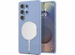 Spigen SILIKONOVÝ POUZDRO FIT MAG MAGSAFE GALAXY S25 ULTRA SAFÍROVĚ MODRÝ
