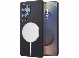 Spigen Silikonový kryt Fit Mag MagSafe pro Galaxy S25 Ultra, černý