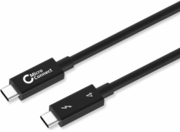 MicroConnect Microconnect TB4020 Thunderbolt kabel 2m 40Gbps černý