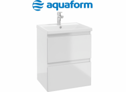 Cersanit AQ.401-1105011 / AQUAFORM / OTTIMA / ZÁVĚSNÁ SKŘÍŇKA POD UMYVADLO 50X60X40 DSM BÍLÝ LESKLÝ /