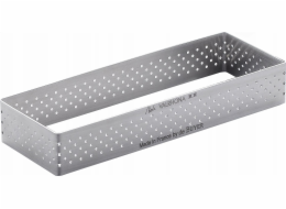 De Buyer Perforovaný obdélníkový okraj 25x8 cm
