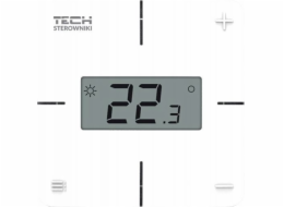 ML Bezdrátový mechanický pokojový termostat černý R-8X Tech Controllers