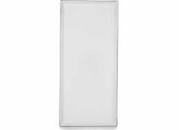 Obdélníkový talíř Equinoxe bílý 32x15 cm