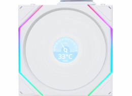 Lian Li UNI FAN TL Wireless LCD 120 ventilátor s obrácenými lopatkami, bílý (12RTLLCD1W1W)