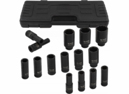 Forsage Sada hlubokých rázových objímek 1/2" 15 ks. (6stranný) (10–36 mm)
