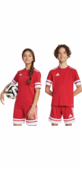Adidas Dětské tričko Squadra 25 červené JJ0051 140cm