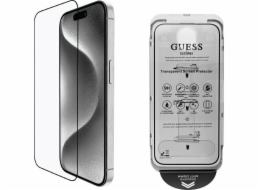 Guess BP Rhinestone 2v1 ochranný kryt a sada čoček fotoaparátu pro iPhone 16 Pro Max zlatá