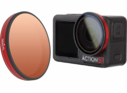 SunnyLife Hybridní polarizační filtr 2v1 Pl Nd64 pro DJI Osmo Action 5 Pro / 5Pro / 4 / 3 / Fi903-64p