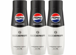 Sodastream 3 x Pepsi Zero cukrový sirup 440 ml