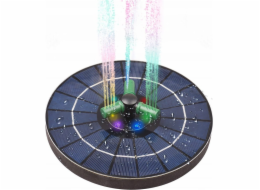 CreativeHome GOTEL Q33B SVÍTÍCÍ SOLÁRNÍ FONTÁNA RGB