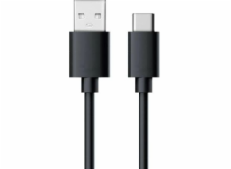 Kabel Realpower USB-A – USB-C 0,6 m černý (255650)