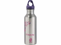 Step by Step Krok za krokem KROK ZA KROKEM LAHEV Z NEREZOVÉ OCELI Fialová a růžová