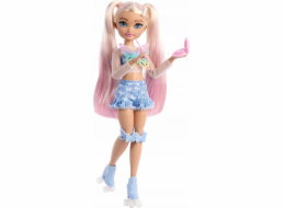 Mattel Panenka Barbie s motivem Dream Besties Malibu na kolečkových bruslích (JFX96)
