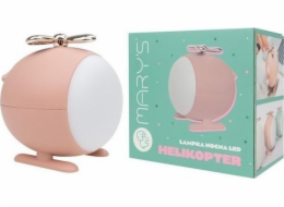 Plexido LED noční světlo vrtulník růžové