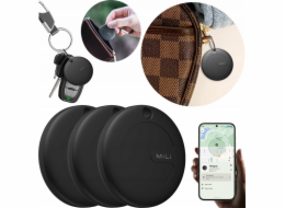 MiLi MiTag GPS lokátor pro Android, 3 díly pro: batoh, klíče, psí zavazadla