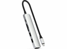 Satechi ST-P6SS USB Type-C rozbočovače a koncentrátory 10000 Mbit/s stříbrný