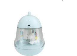 Plexido Noční LED světlo na hudební skříňku s modrým RGB efektem