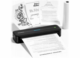 Phomemo Přenosná termální tiskárna A4 bez inkoustu Bluetooth Ios/Android / / M832 / Černá