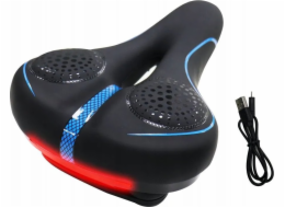 Oxe Sedlo na kolo s vestavěným LED světlem FSBSD-232-1 černé