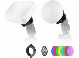Sada difuzérů 12v1 Filtry blesku pro fotoaparát/Lensgo D235