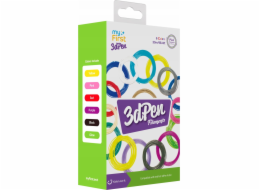 NoboKids Filamentové kazety 6x 5m filament pro 3D pero Artis MyFirst PLA 1,75 mm / Teplé barvy / FP8001AC-WC01