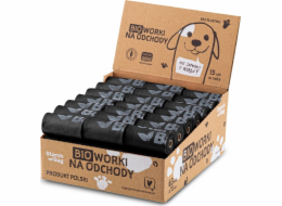 STARCHBAG Kompostovatelné BIO sáčky na exkrementy 63 rolí x 15ks, černé