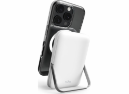 Puro Bezdrátová powerbanka 10000mAh MagSafe s hliníkovým stojanem - bílá