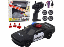 Jokomisiada Drift Sports Car s výměnnými koly, dálkově ovládané RC 4WD, policejní auto