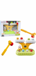 LeanToys Dovednostní hra "Píchni krtka" pro batolata 20 melodií 7 rychlostních úrovní