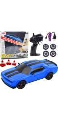 LeanToys Automobilové sportovní driftování s výměnnými koly, dálkově ovládané RC 4WD, modré sportovní