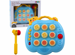 LeanToys Kladivo Whac-A-Mole pro batolata, modré