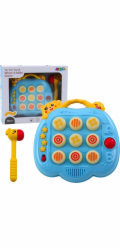 LeanToys Kladivo Whac-A-Mole pro batolata, modré