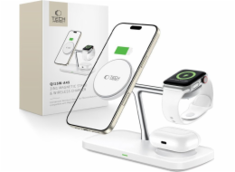 Tech-Protect BEZDRÁTOVÁ NABÍJEČKA QI15W-A45 3V1 MAGNETICKÁ MAGSAFE BEZDRÁTOVÁ BÍLÁ standard