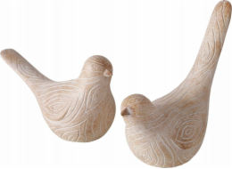 Boltze KARIMO polyresinové figurky ptáčků, 2 ks.