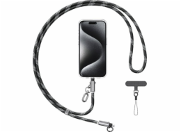 Usams Kabel SJ745 60W USB-C na USB-C pro telefon s nabíjecím kabelem 1,2 m, černý