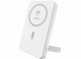 Dudao Powerbanka K14S+ 10000mAh 20W USB-A / USB-C / MagSafe se stojánkem - bílá
