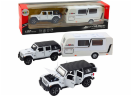 LeanToys Sada kovových světel pro terénní obytné vozy, zvuky, bílá 1:32 EDUKAMP