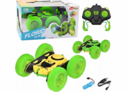 LeanToys Kaskadérské auto na dálkové ovládání RC 360° zelené
