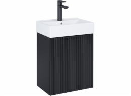 Alkotest A852446532 / ROCA / REEF UNIK KOUPELNOVÁ SADA 45 CM, ČERNÁ MATNÁ (BEZ SIFONU)