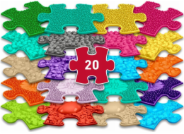 Sensory Mat Ortopedic Set 20in1 Mini Puzzle 20x Sensoryka Muffik / Mfk-051