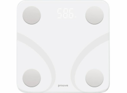 PROOVE Chytrá váha s Bluetooth, bílá